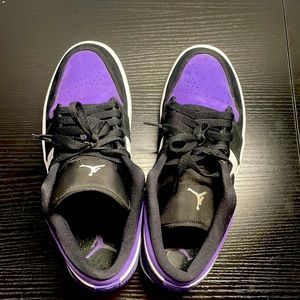 Jordan 1 low court purple